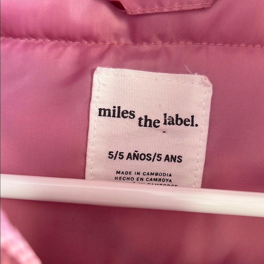 Pink Kids Puffer Jacket - Picture 8 of 10